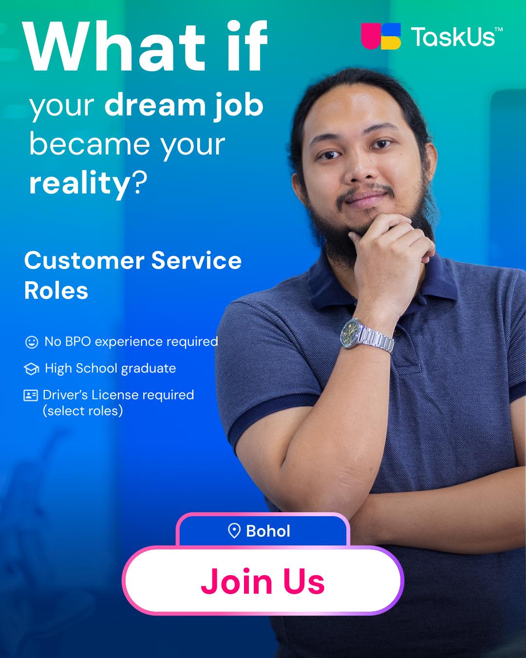 TaskUs Facebook ad