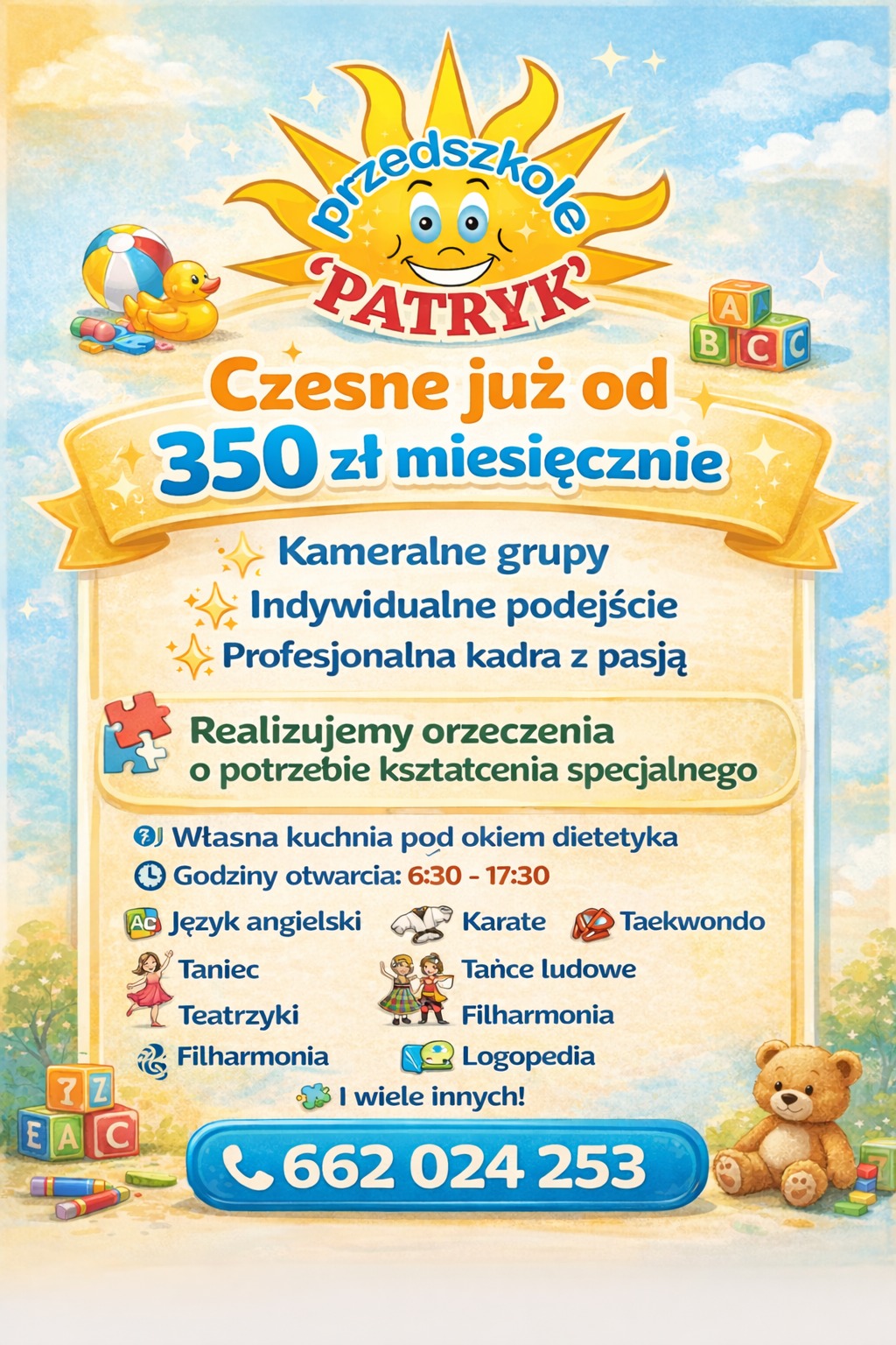 Przedszkole Patryk Olsztyn Facebook ad: Przedszkole Patryk Olsztyn