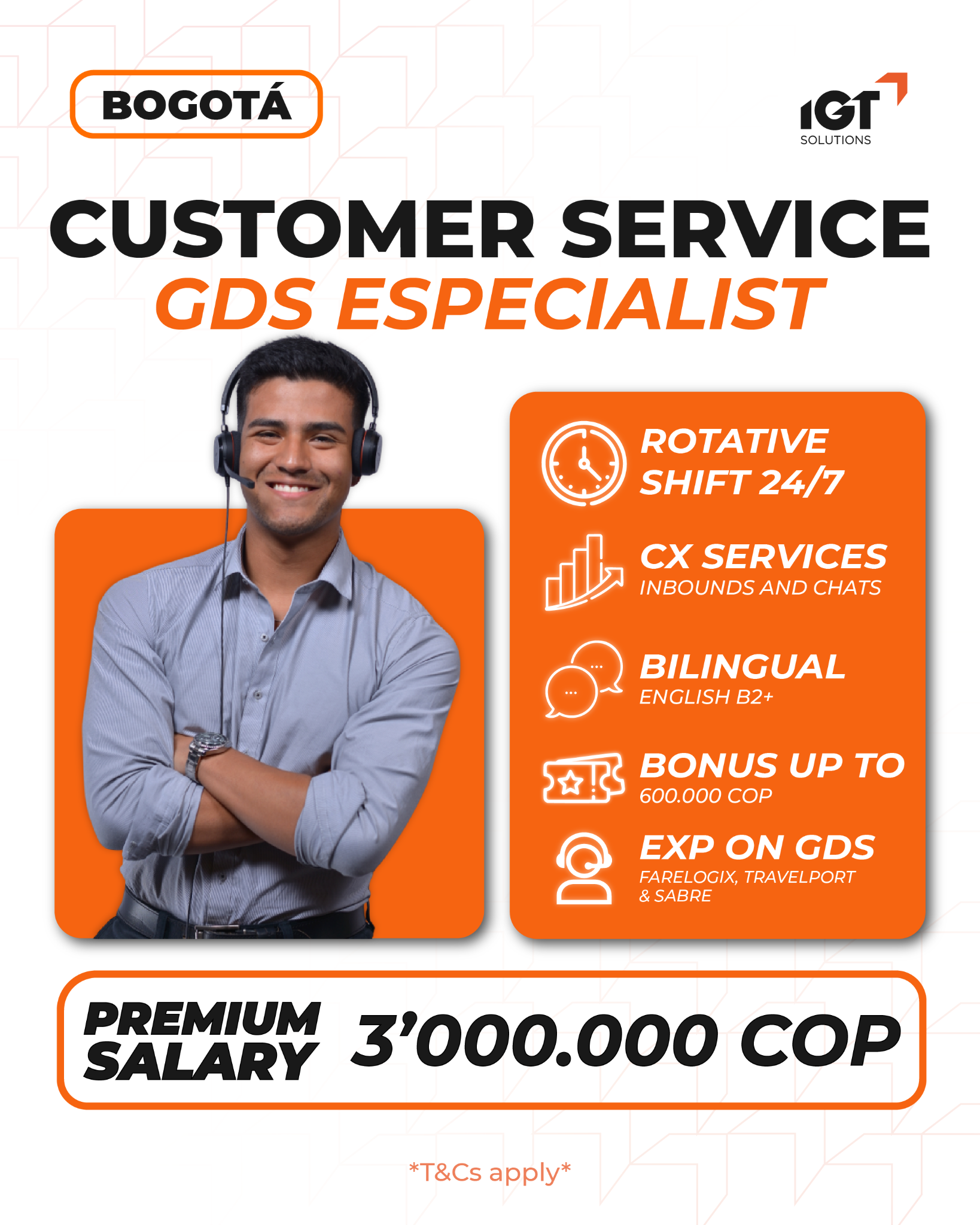 IGT Solutions Colombia Facebook ad