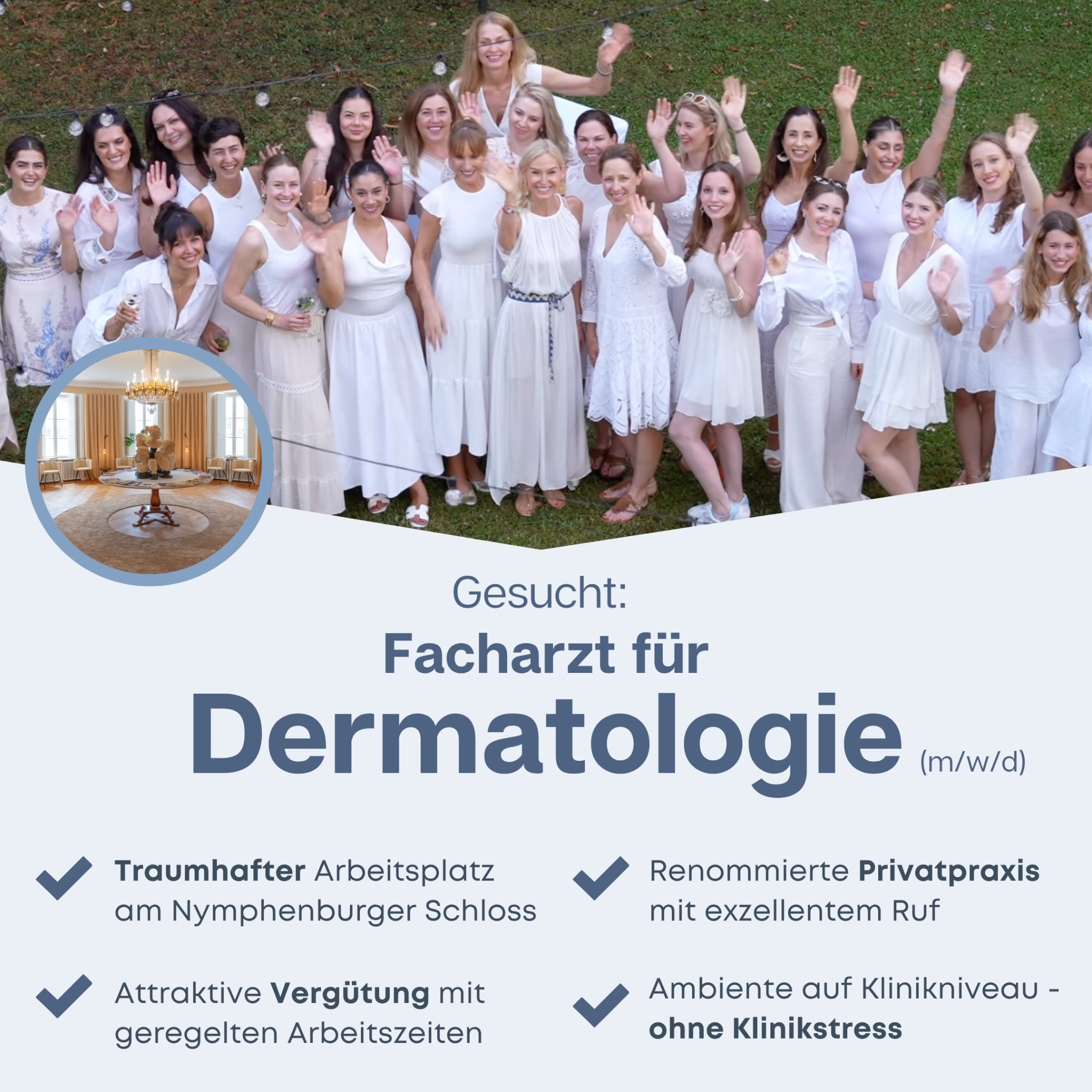 Dermatologie im Schloßpalais Facebook ad