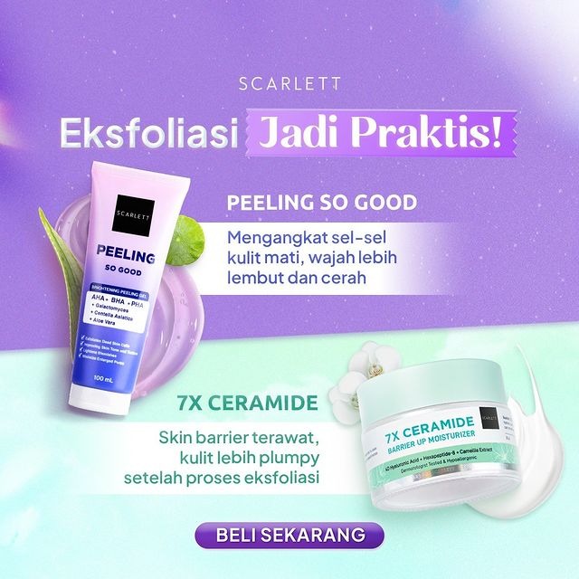 Scarlett ID Facebook ad: Super Skin Sensitive Approved