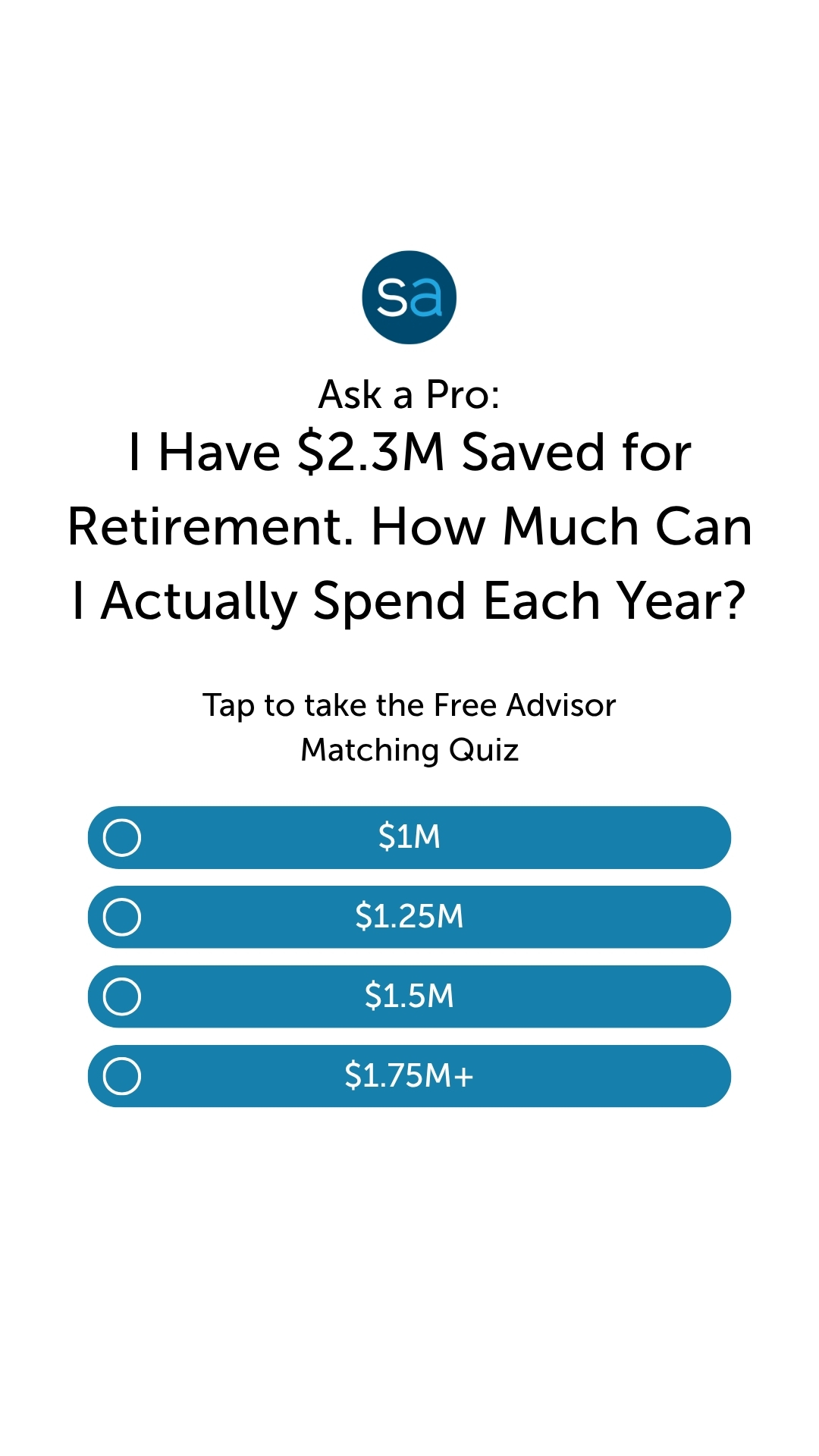 SmartAsset.com Facebook ad