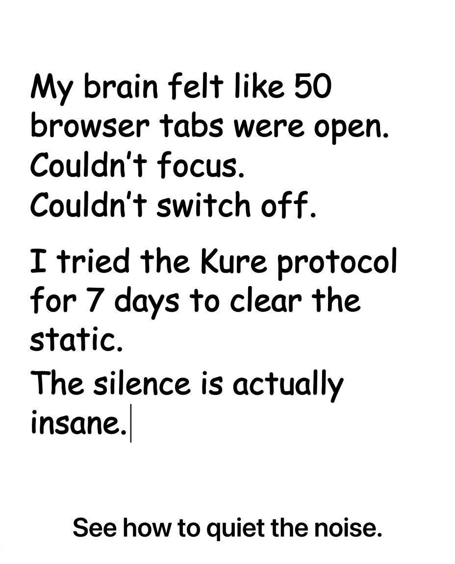 Kure for Hypnotherapy Facebook ad