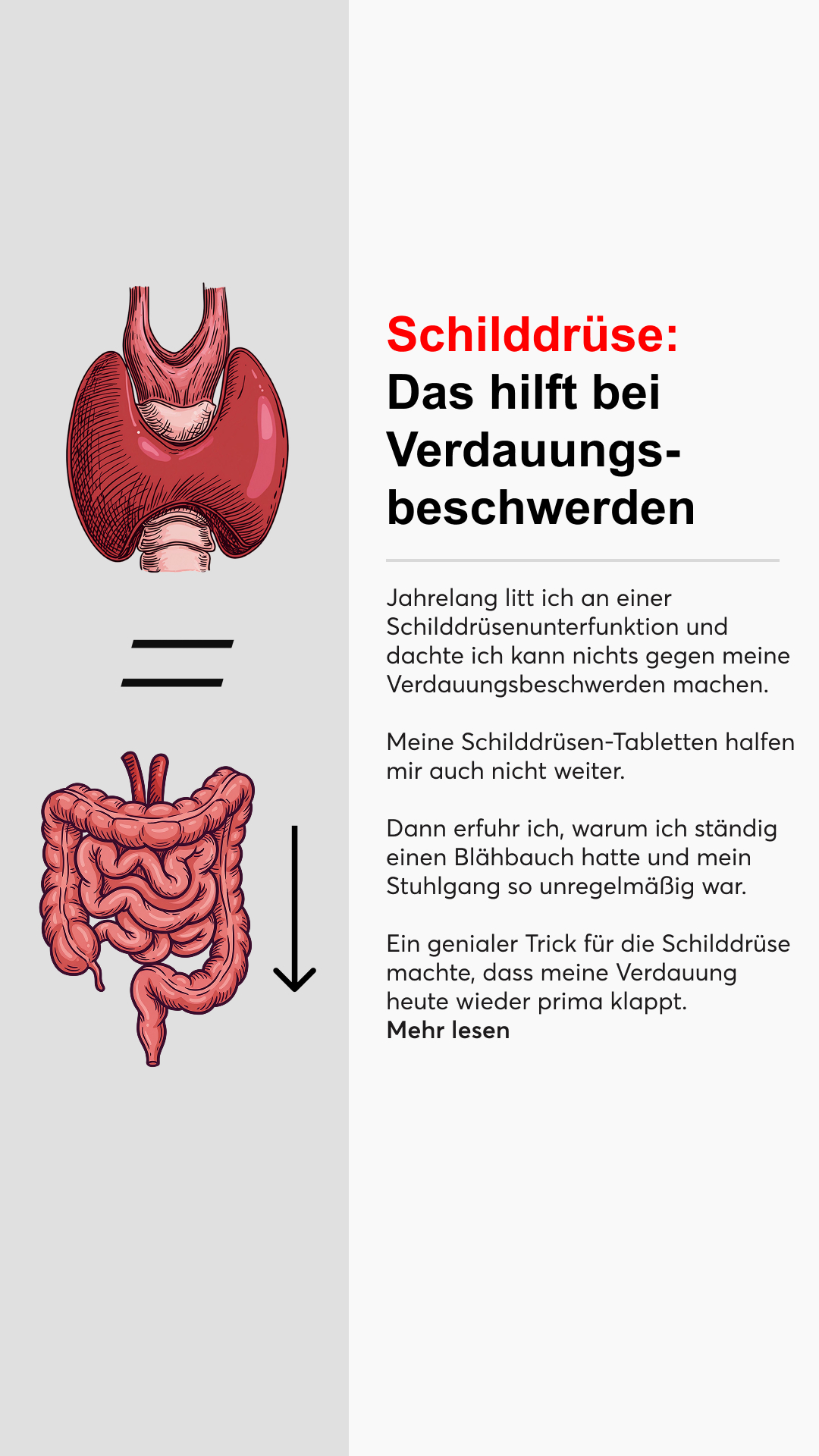 Mission Schilddrüse Facebook ad