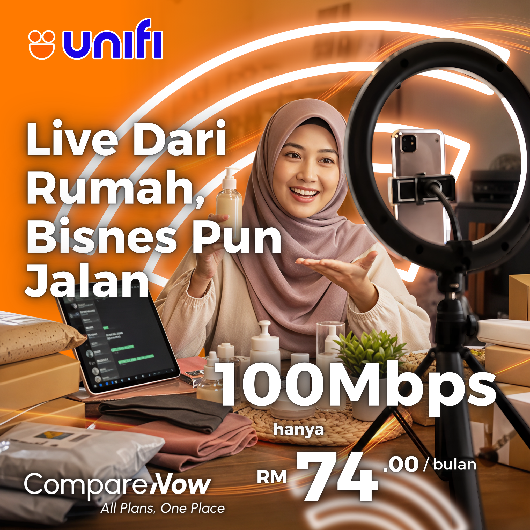 Compare Now Facebook ad
