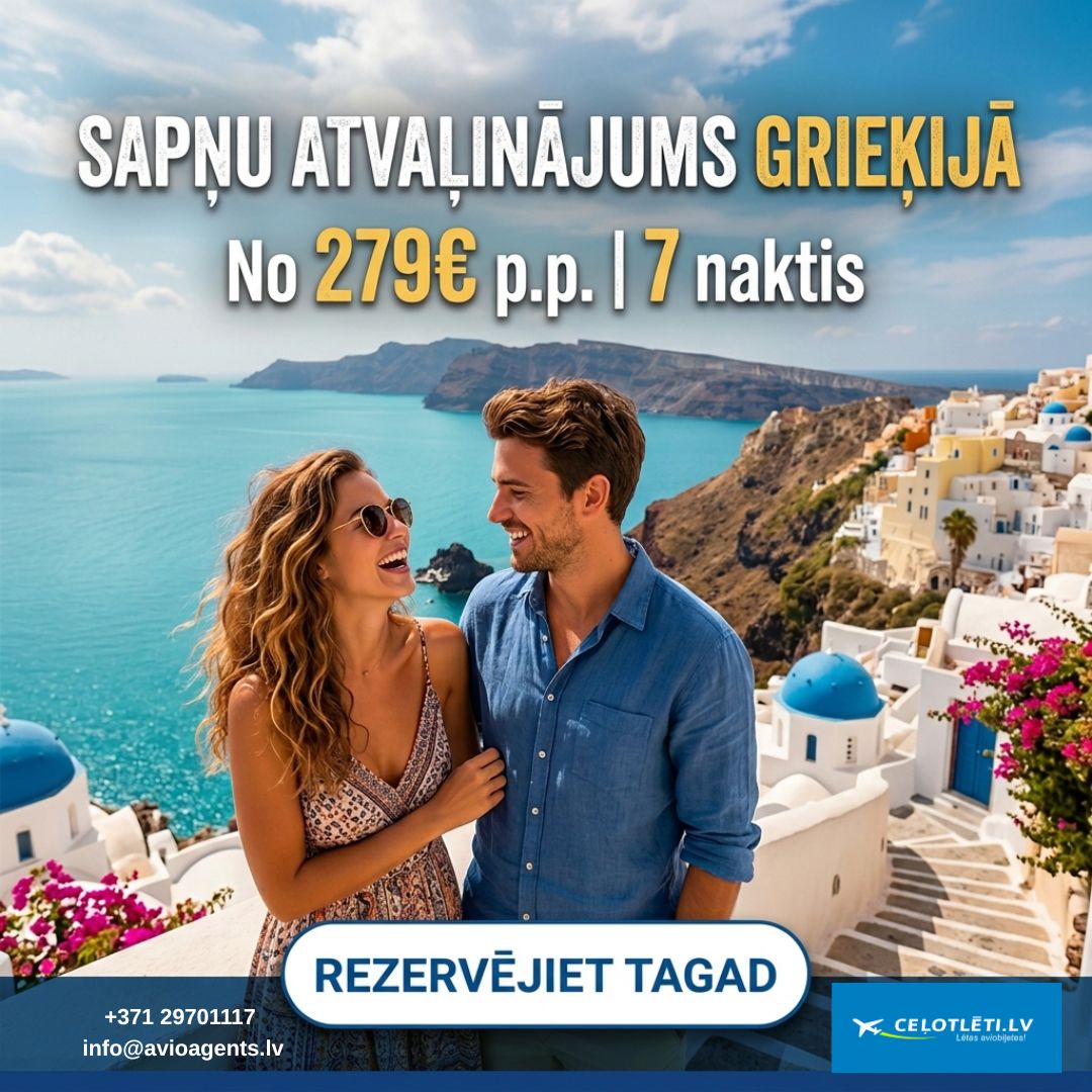 Ceļotlēti.lv Facebook ad: Ja kalendārā ir rudens, bet tavā ceļojumā var…