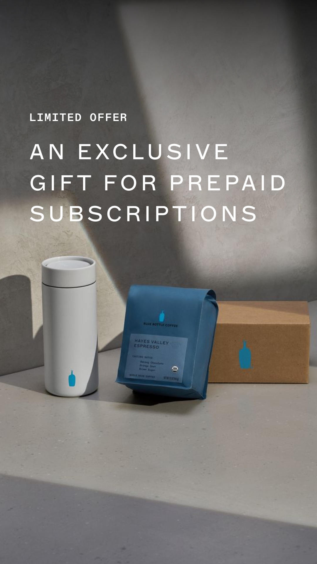 Blue Bottle Coffee Facebook ad