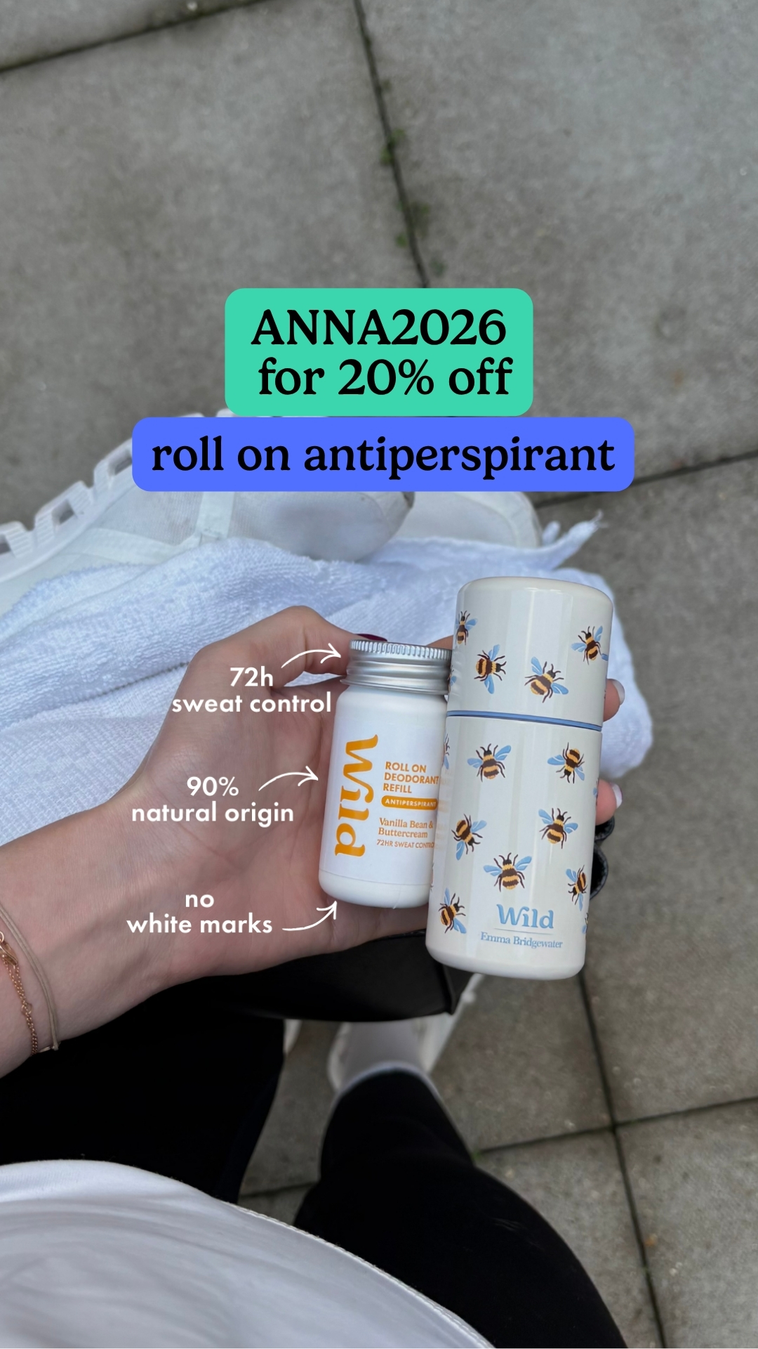 Wild Facebook ad: Get 20% off with code ANNA2026