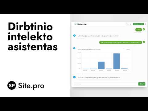 Site.pro - Apskaitos programa ir ERP Facebook ad: Site.pro dirbtinio intelekto asistentas