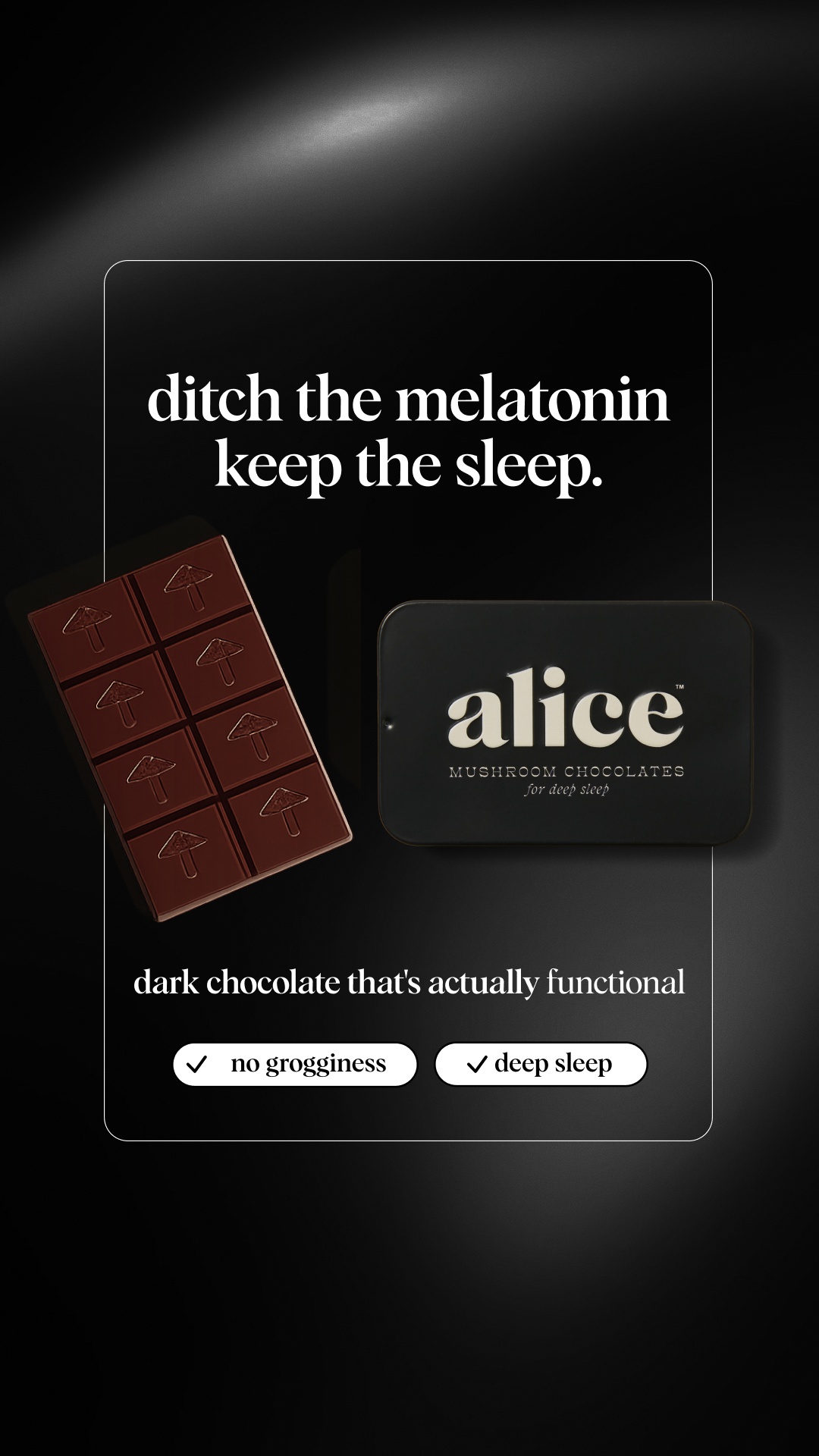 Alice Mushrooms Facebook ad