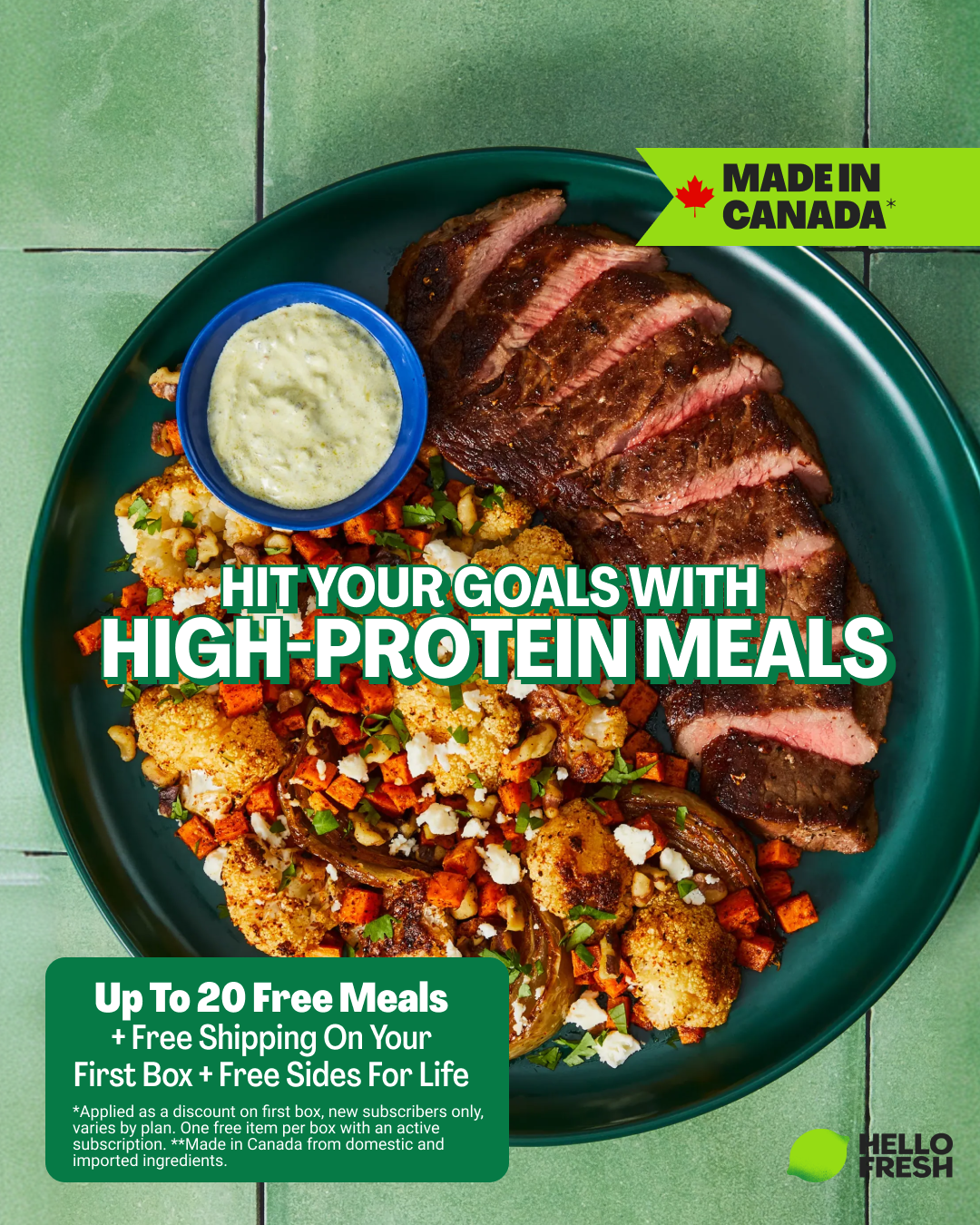 HelloFresh Facebook ad