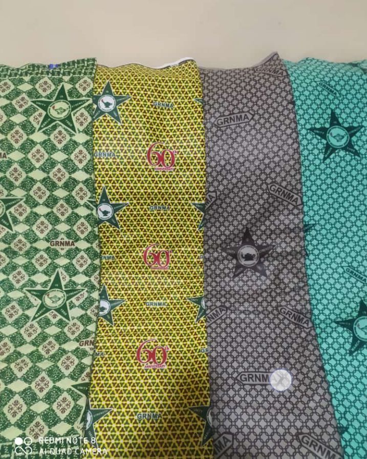 Ghana health Fabrics Facebook ad: We print clothes and design fabric for school…