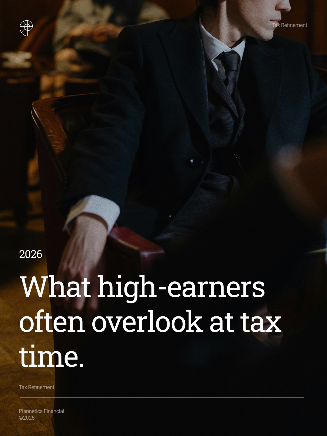Plannetics Financial Facebook ad: High income without a strategy is expensive.