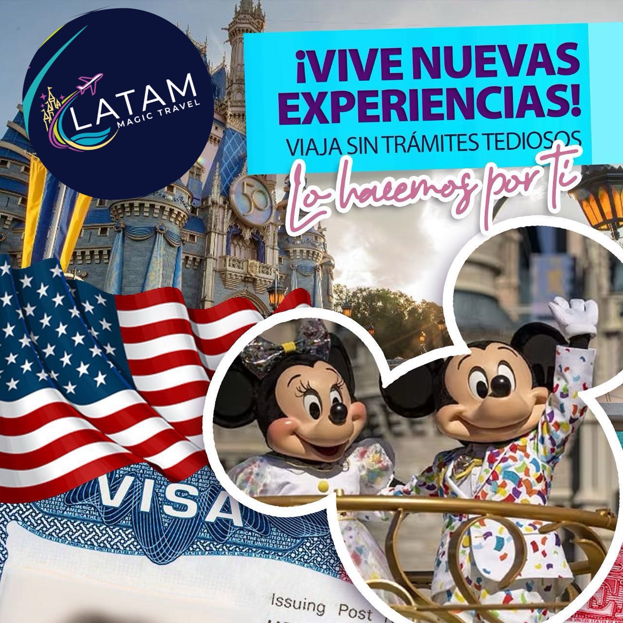 Latam Magic Travel USA Facebook ad: ¡Haz realidad el viaje de tus sueños!