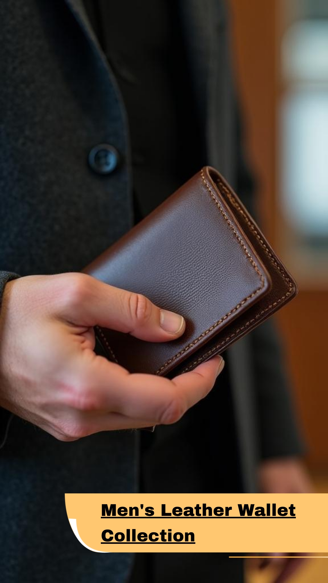 SmartSearches Alignify Facebook ad: Men's Leather Wallet Collection