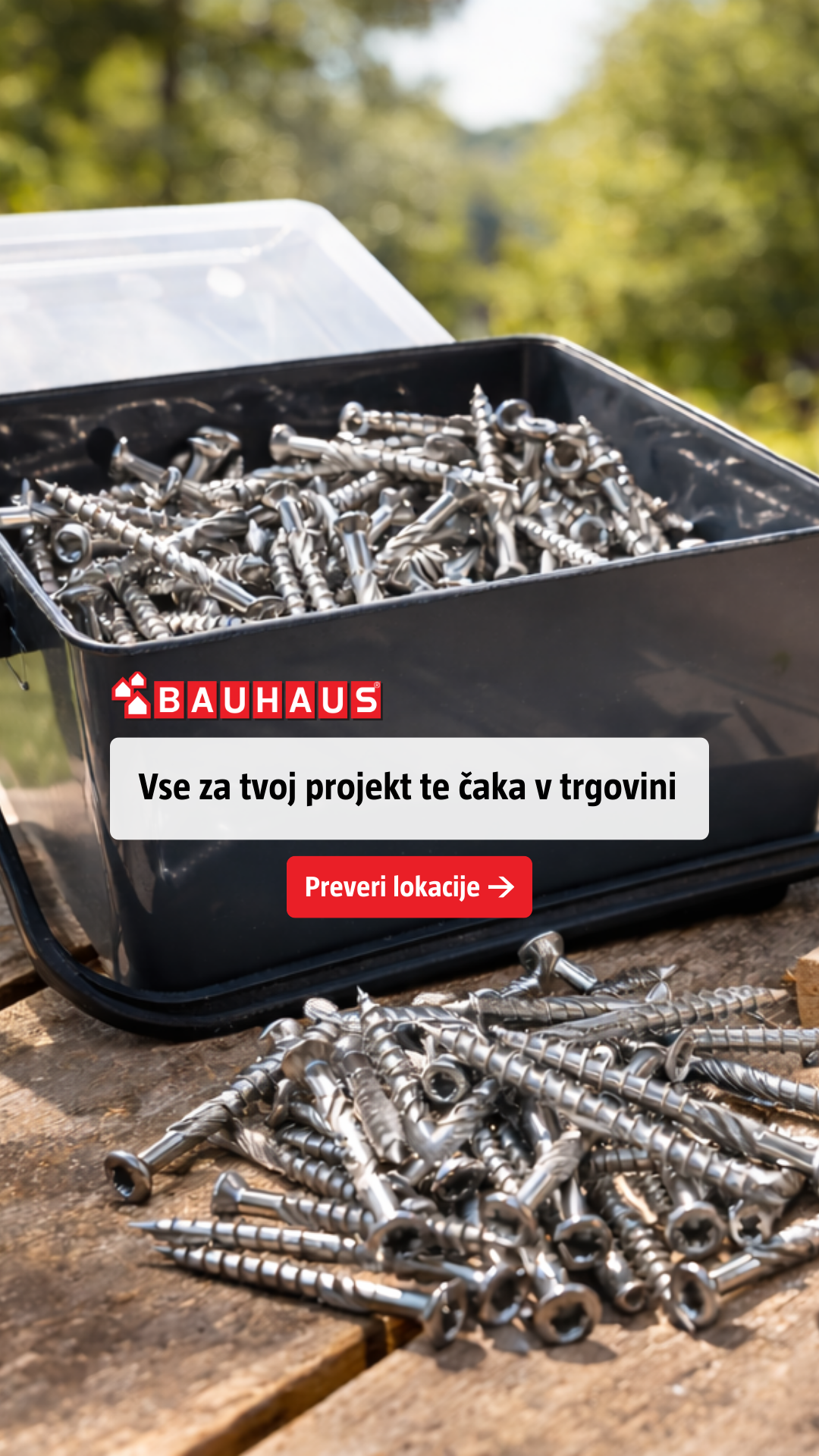 BAUHAUS Slovenija Facebook ad