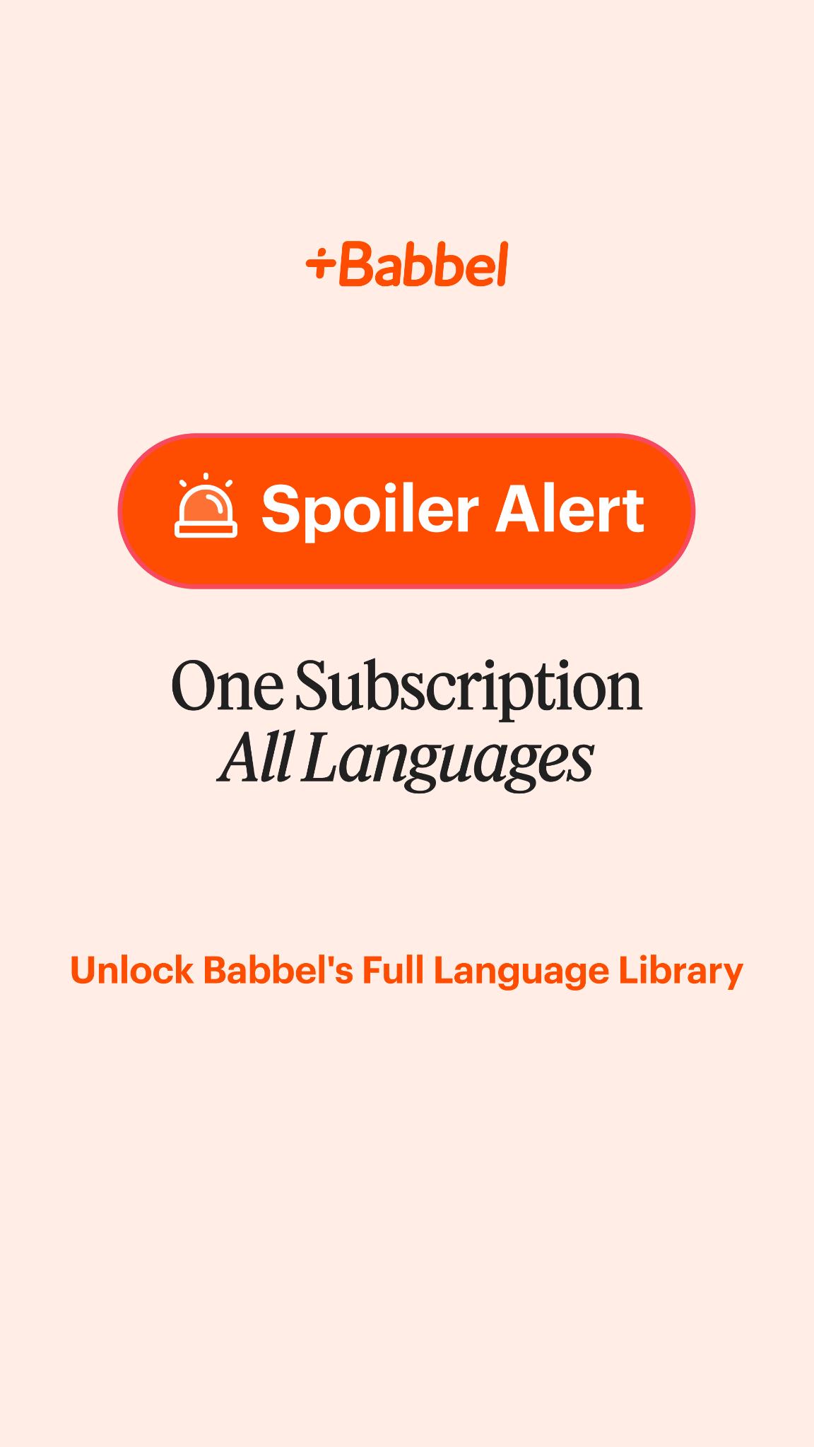 Babbel Facebook ad