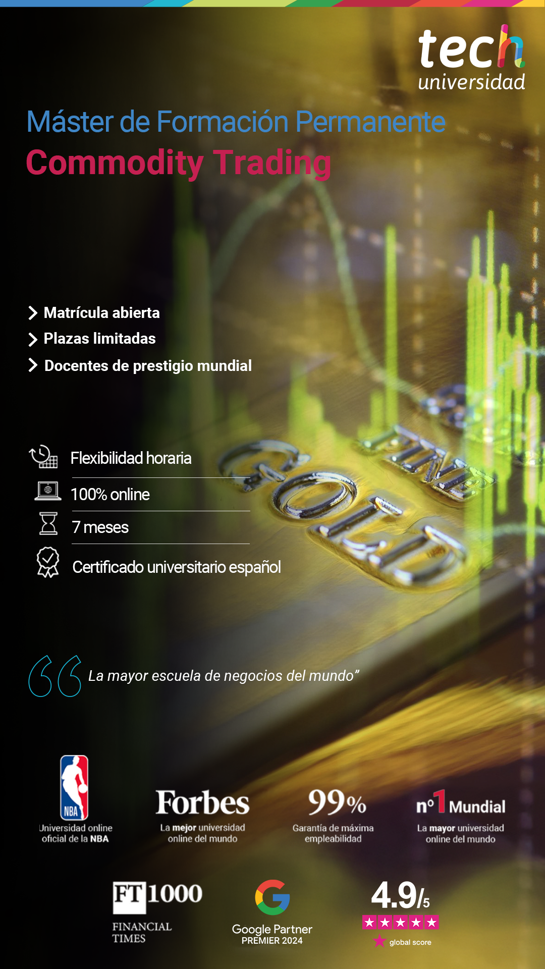 TECH Global University school of business Español    Facebook ad