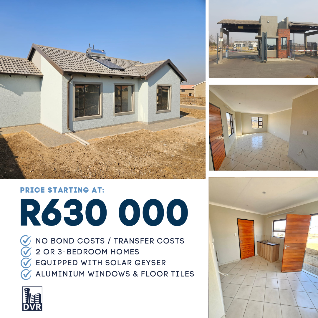 Real Estate Living Facebook ad: Homes from R630,000