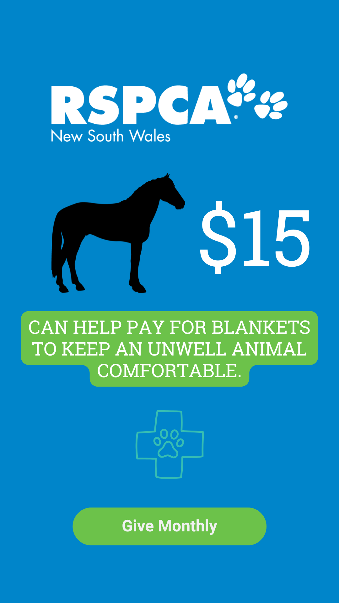RSPCA NSW Facebook ad