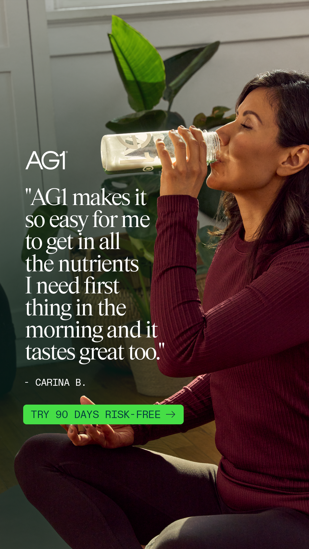 AG1 by Athletic Greens Facebook ad