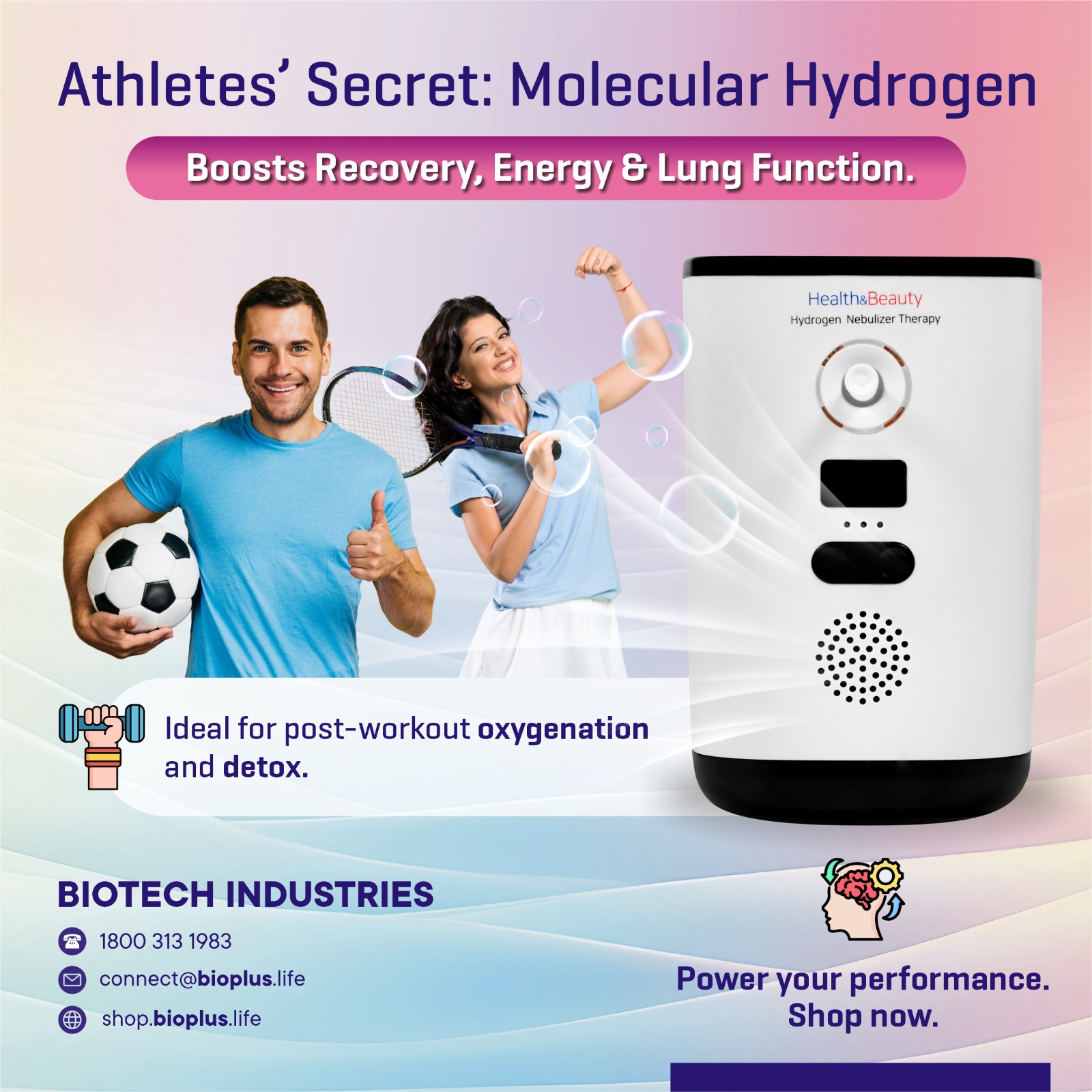 BioPlus Water Facebook ad
