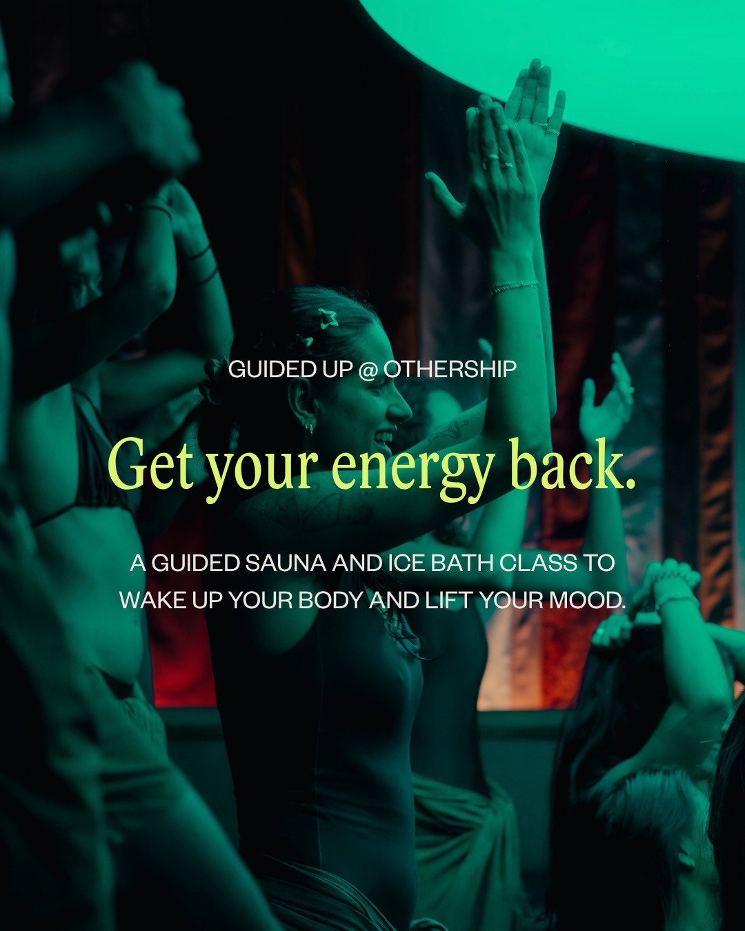 Othership Facebook ad: Turn it up. Get your energy back.