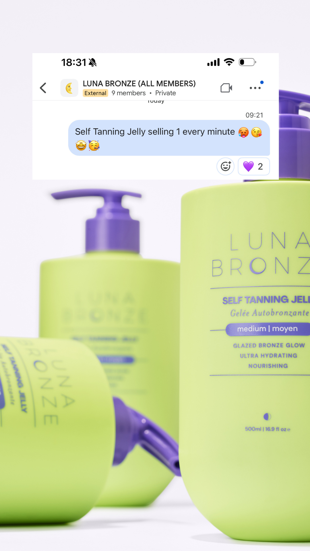 Luna Bronze Facebook ad