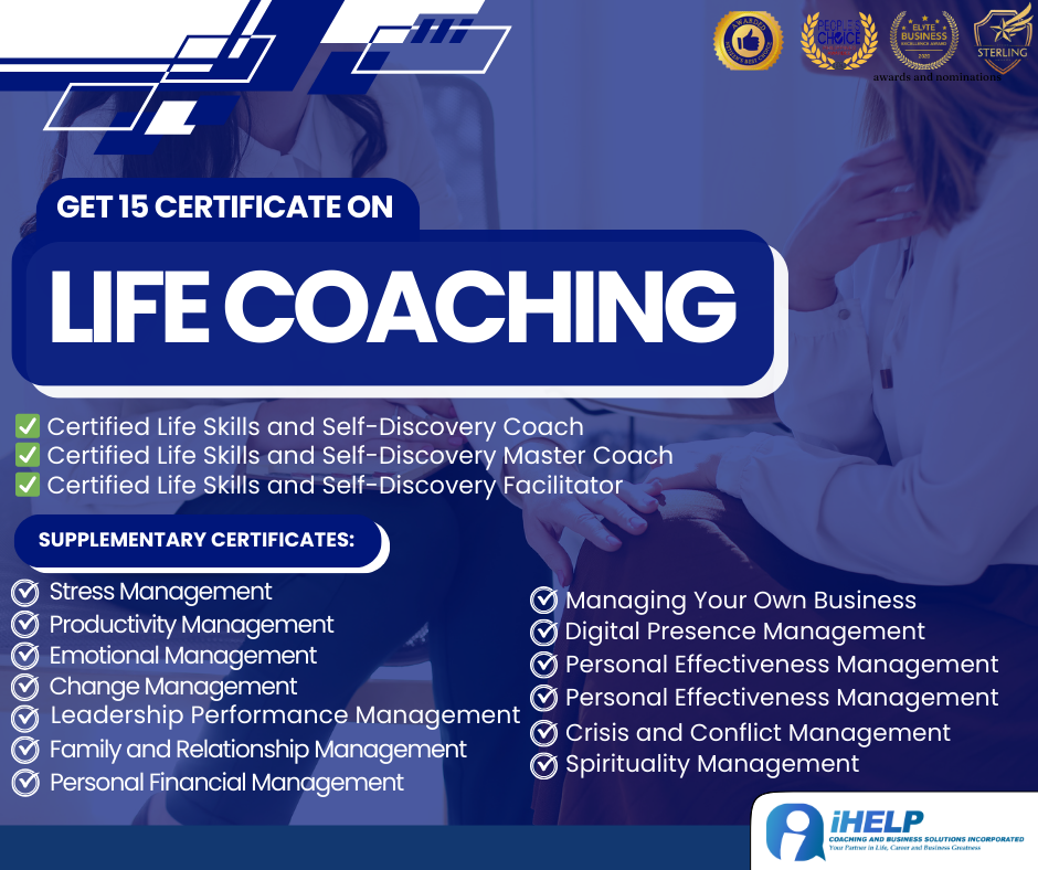 IHELP Coaching and Business Solutions Corporation Facebook ad