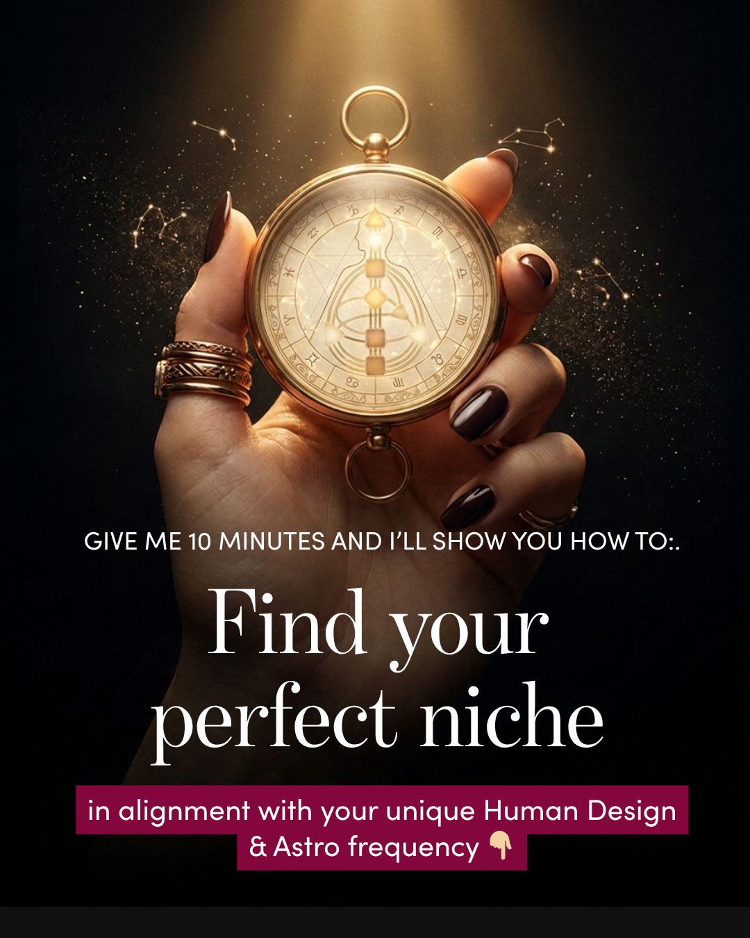 Karla Maree - Feminine Biz Mentor + Human Design & Astro Strategy Facebook ad