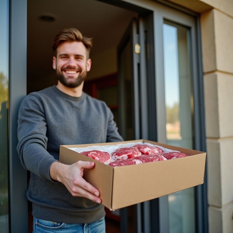 Golden Insights Facebook ad: Local Butcher Meat Delivery!