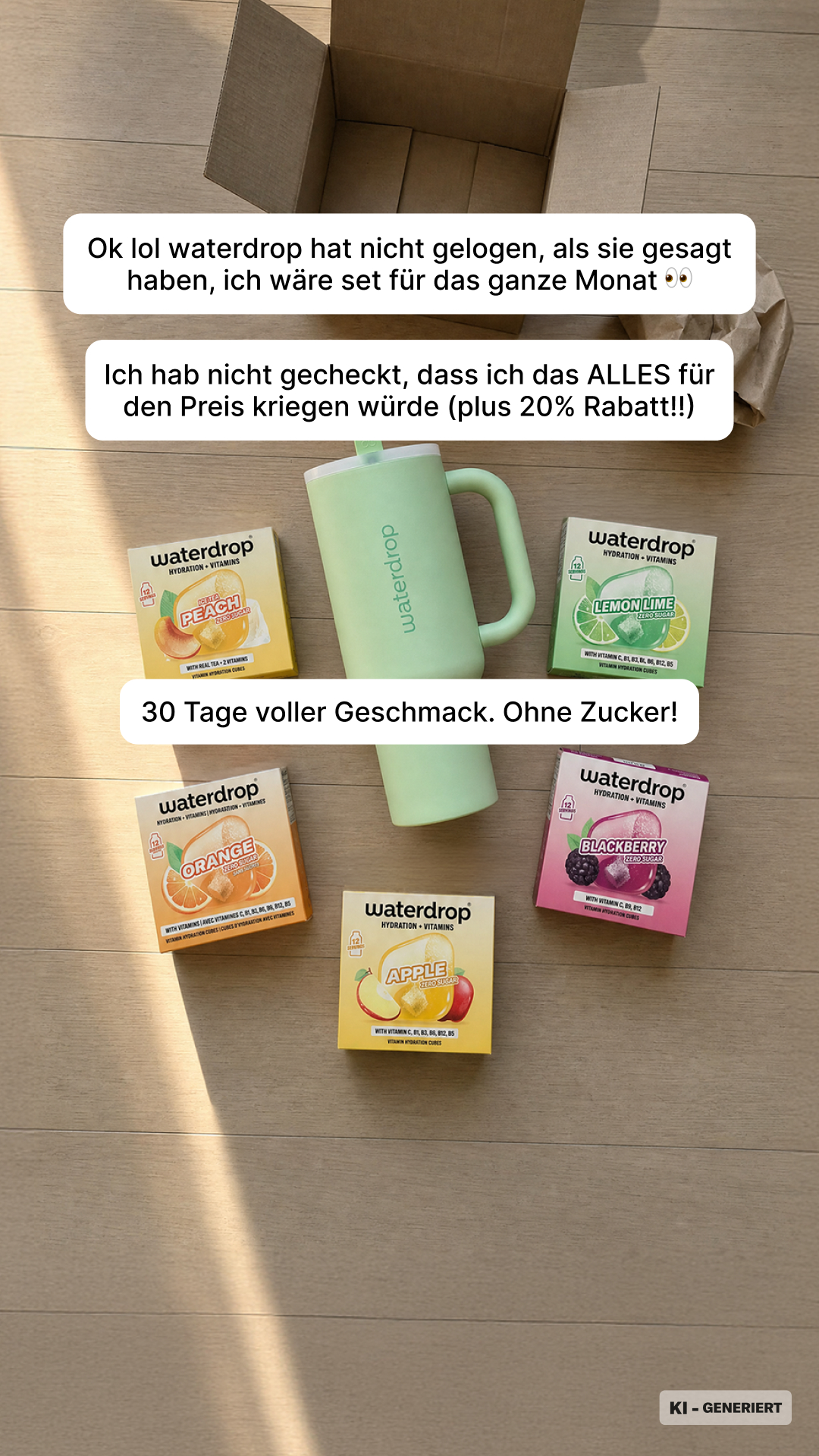 waterdrop Facebook ad