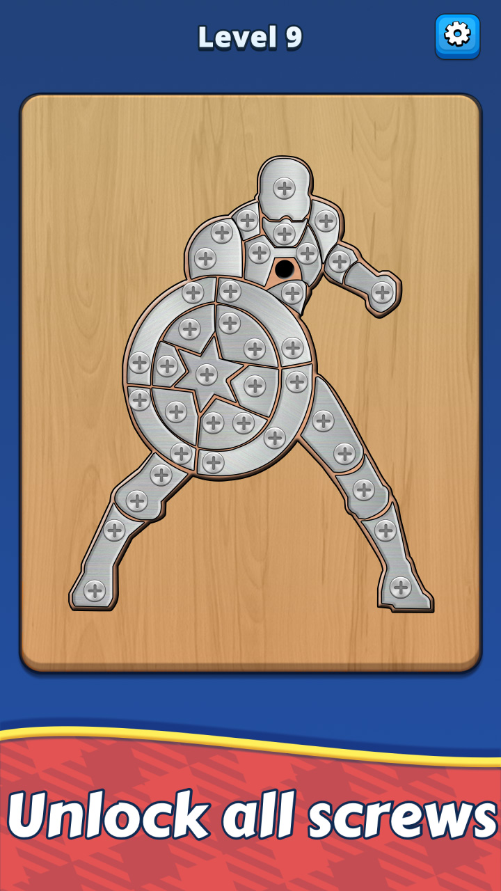 Take Off Bolts: Screw Puzzle Facebook ad