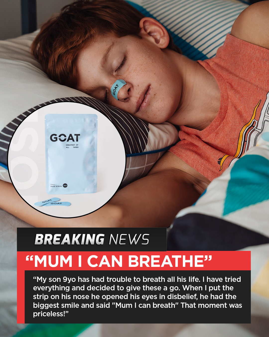 The GOAT  Facebook ad