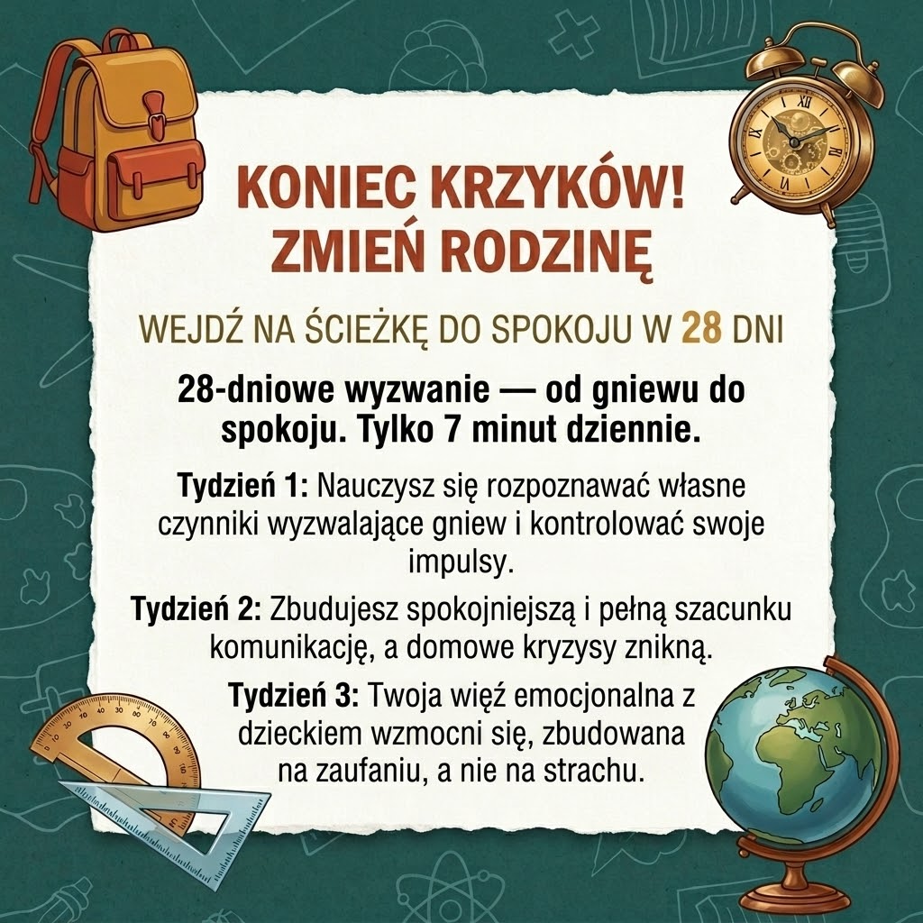 Sukcesy rodziców Facebook ad: Skończ z krzykiem, karami i groźbami!