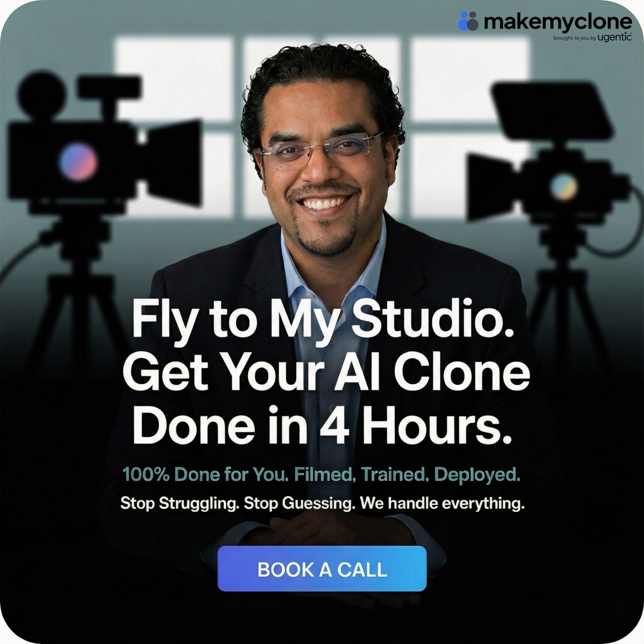 Anik Singal Facebook ad: Stop DIY: We'll Clone You Professionally!