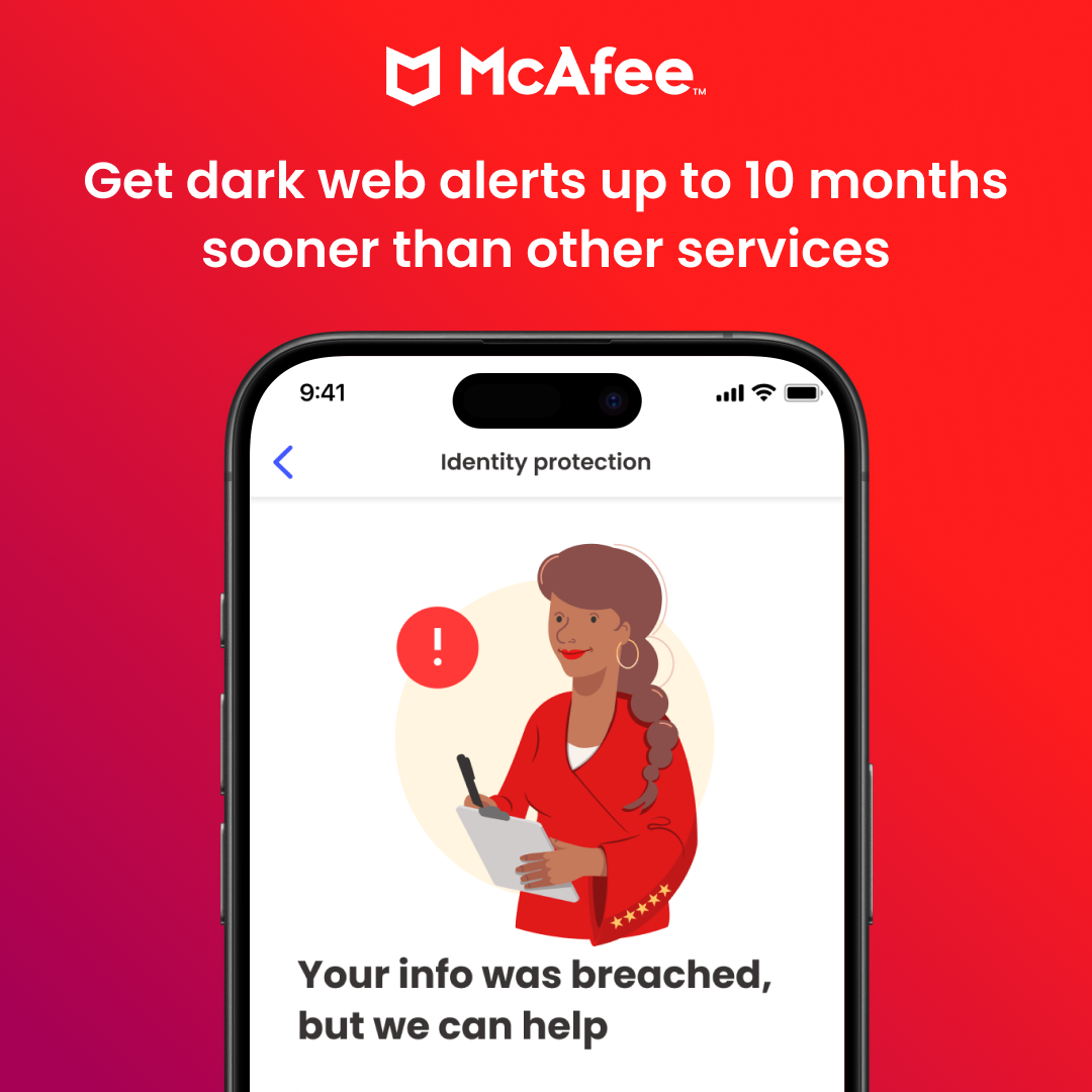 McAfee Facebook ad