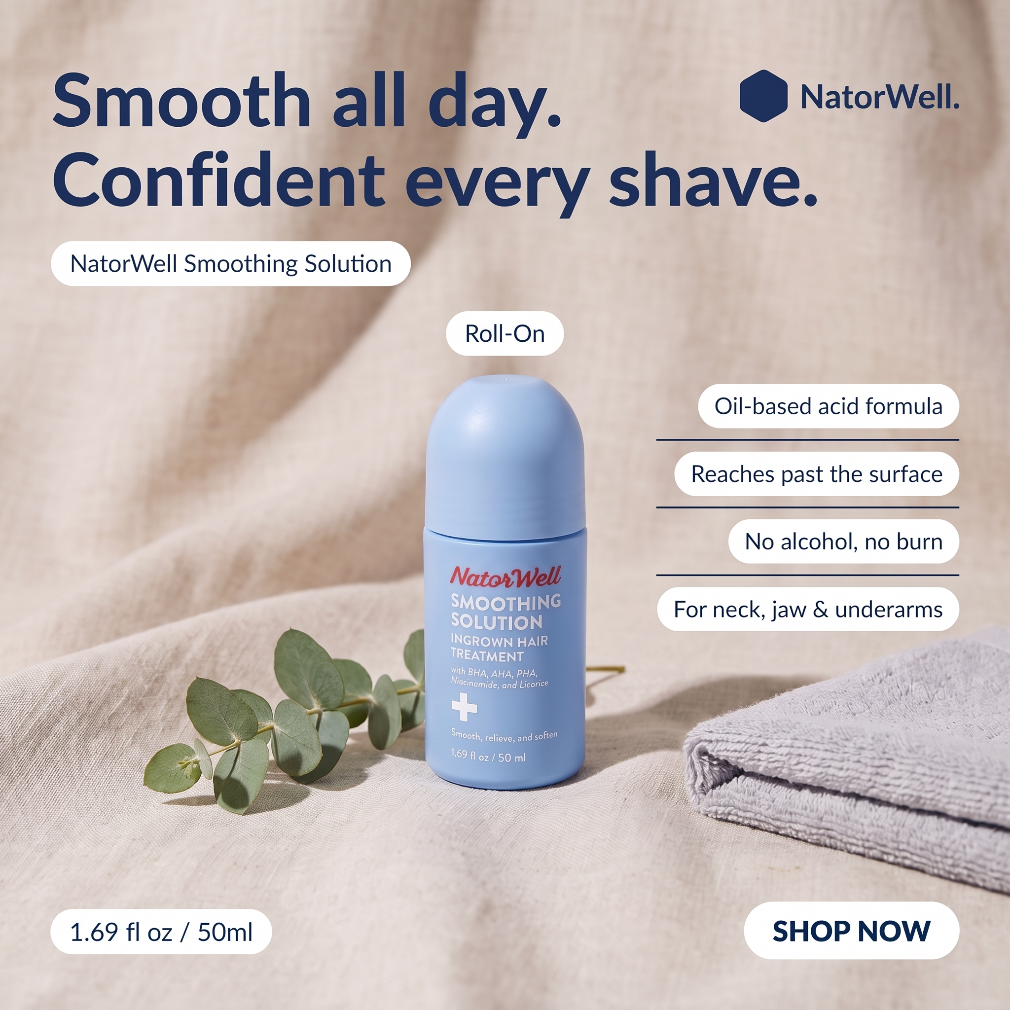 NatorWell Facebook ad: Try NatorWell Bump Relief & Soothing today and start…