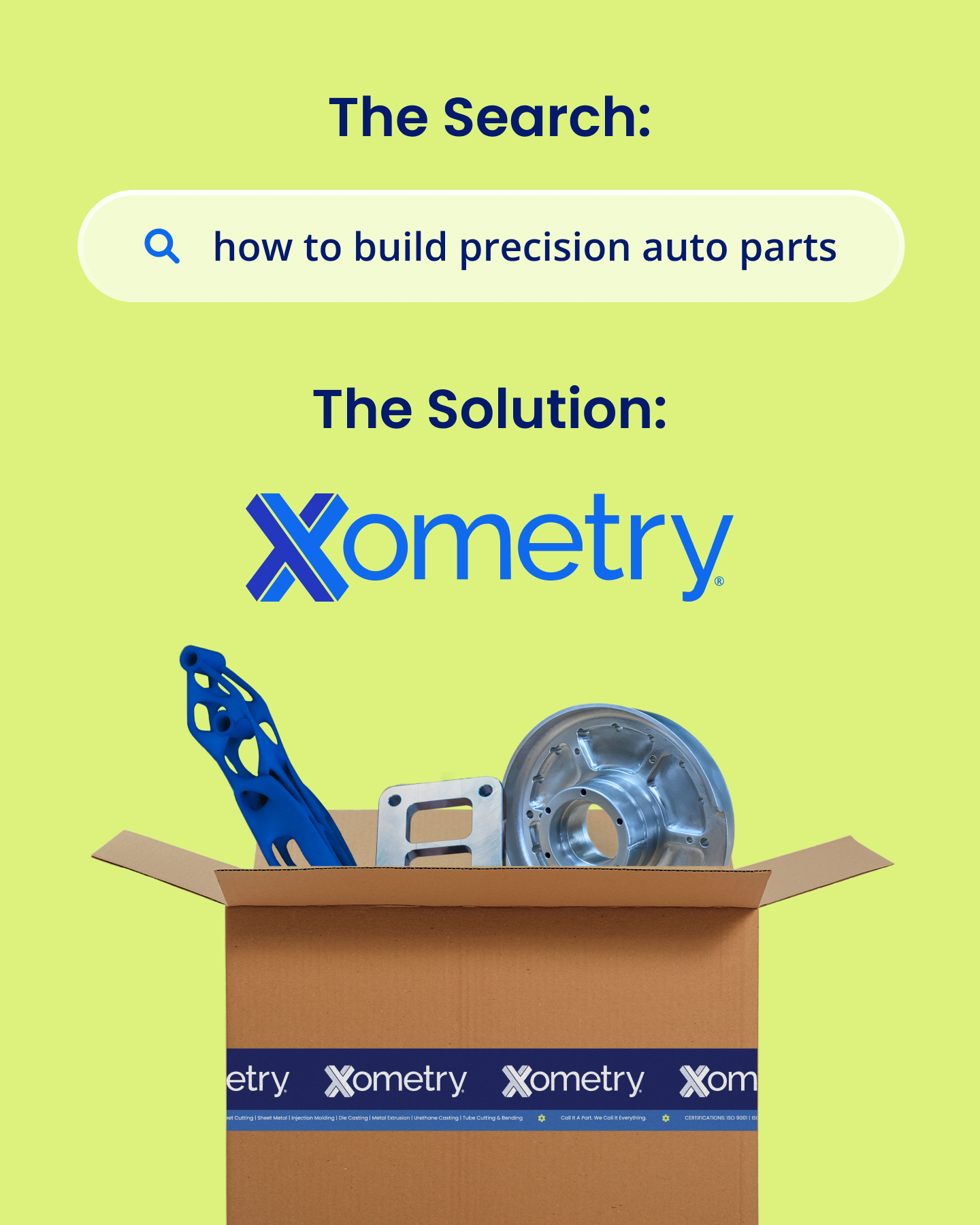 Xometry Facebook ad