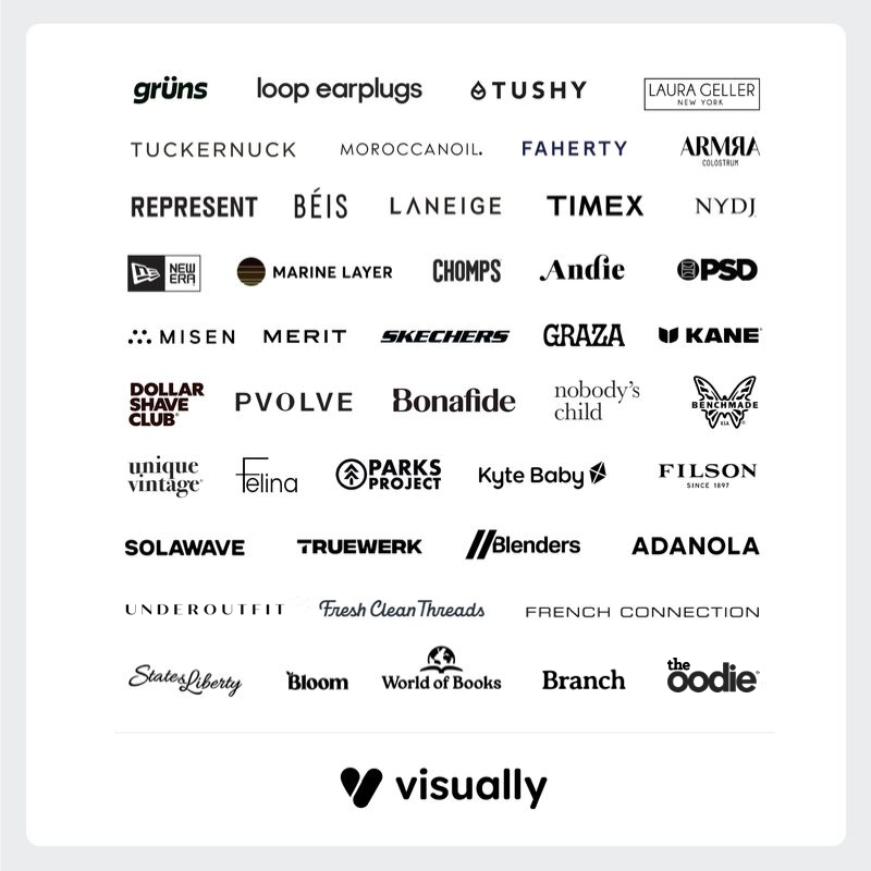 Visually.io Facebook ad
