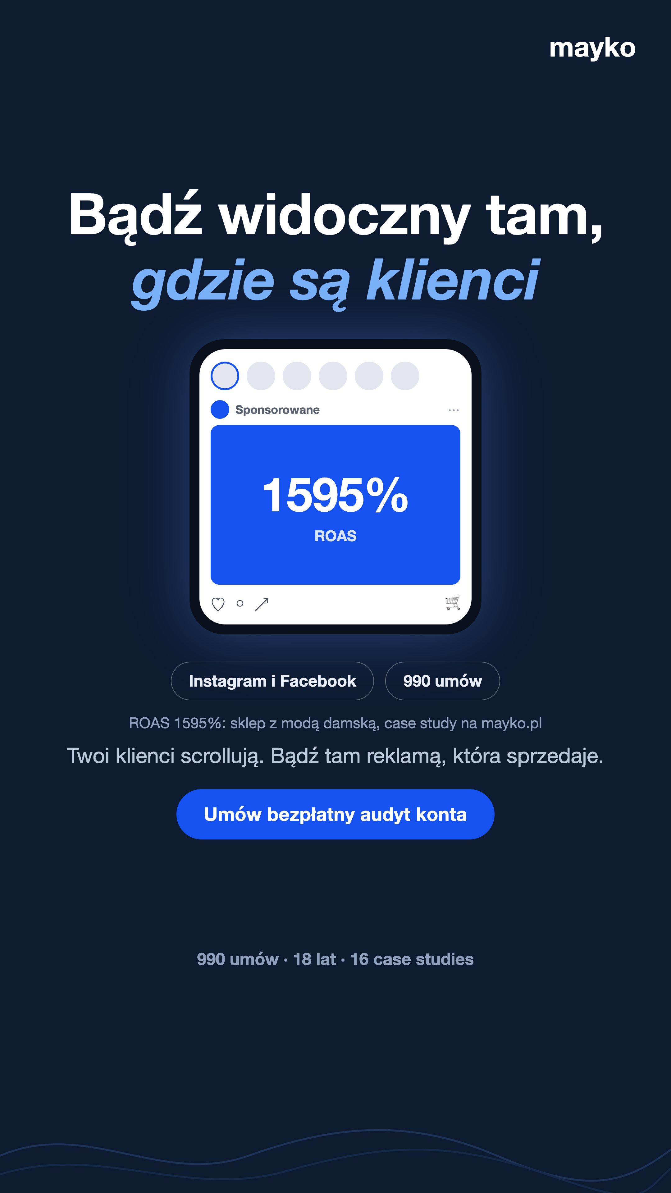 Agencja Mayko Facebook ad