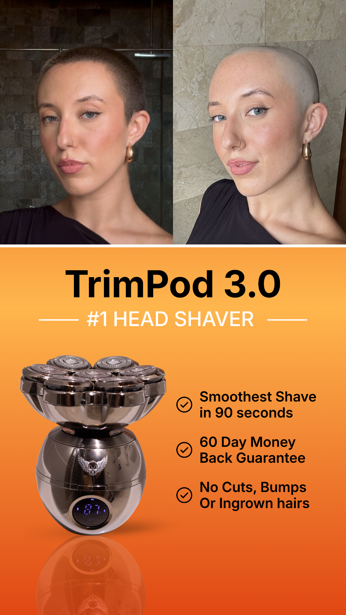 The No Hair, No Worries Era Facebook ad