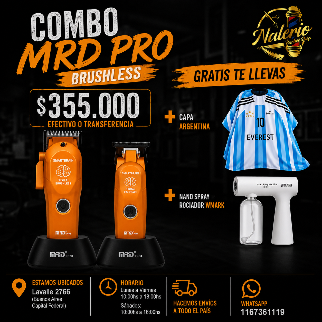 Player Z Barber Shop Facebook ad: Compra ya