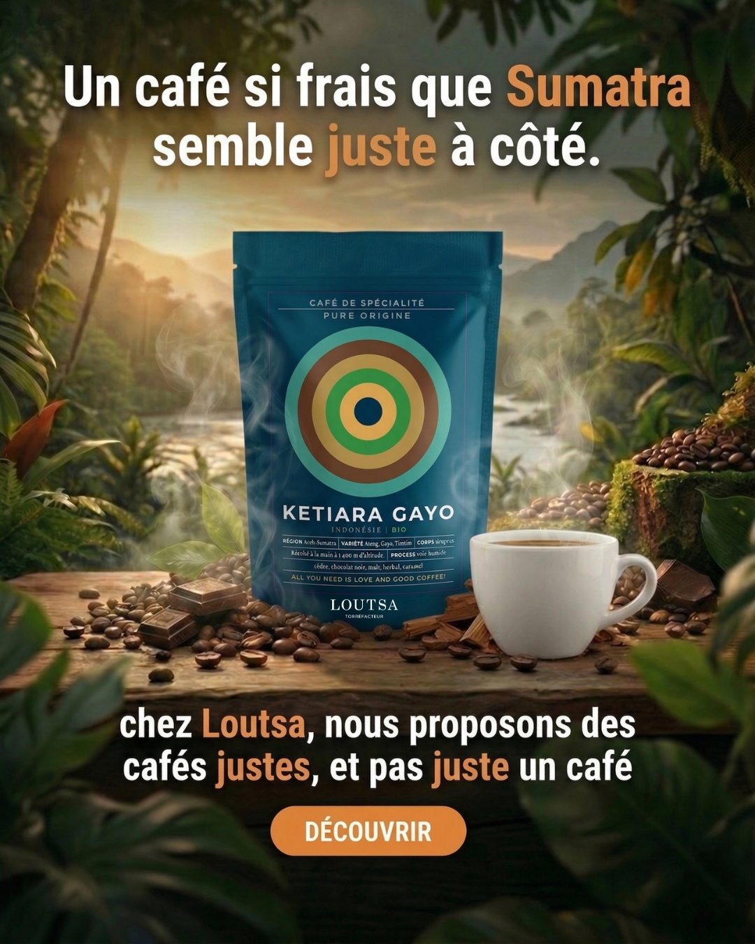 Loutsa Torréfacteur Facebook ad