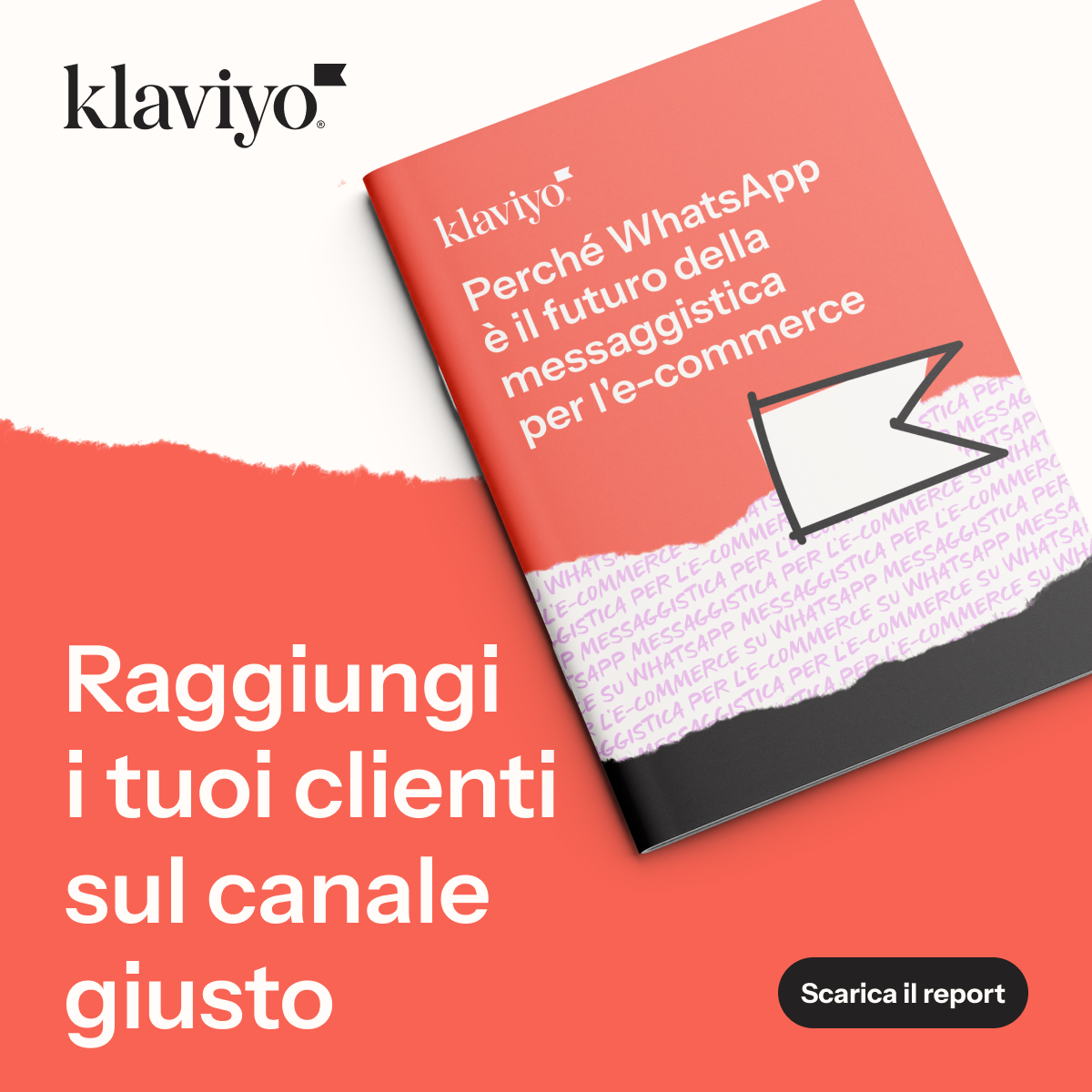Klaviyo Facebook ad