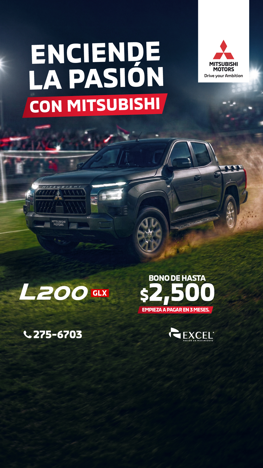 Mitsubishi Motors Panamá Facebook ad from Jun 1, 2026