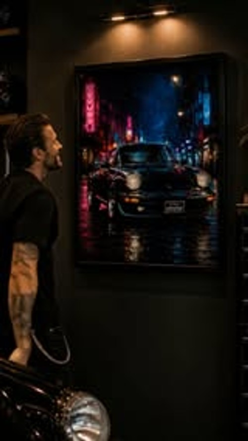 Arts By TinySnap Facebook ad: Custom Vehicle Portraits - FREE Preview