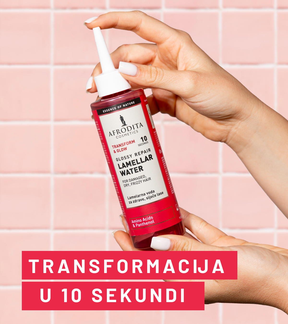 Kozmetika Afrodita Srbija Facebook ad: Upoznaj stručnjake za negu kose ESSENCE OF NATURE…