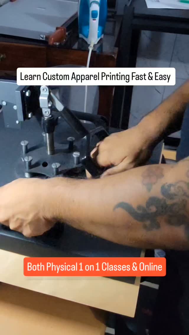 Dreyons Facebook ad: Premium Custom Printing & Apparel Branding Course