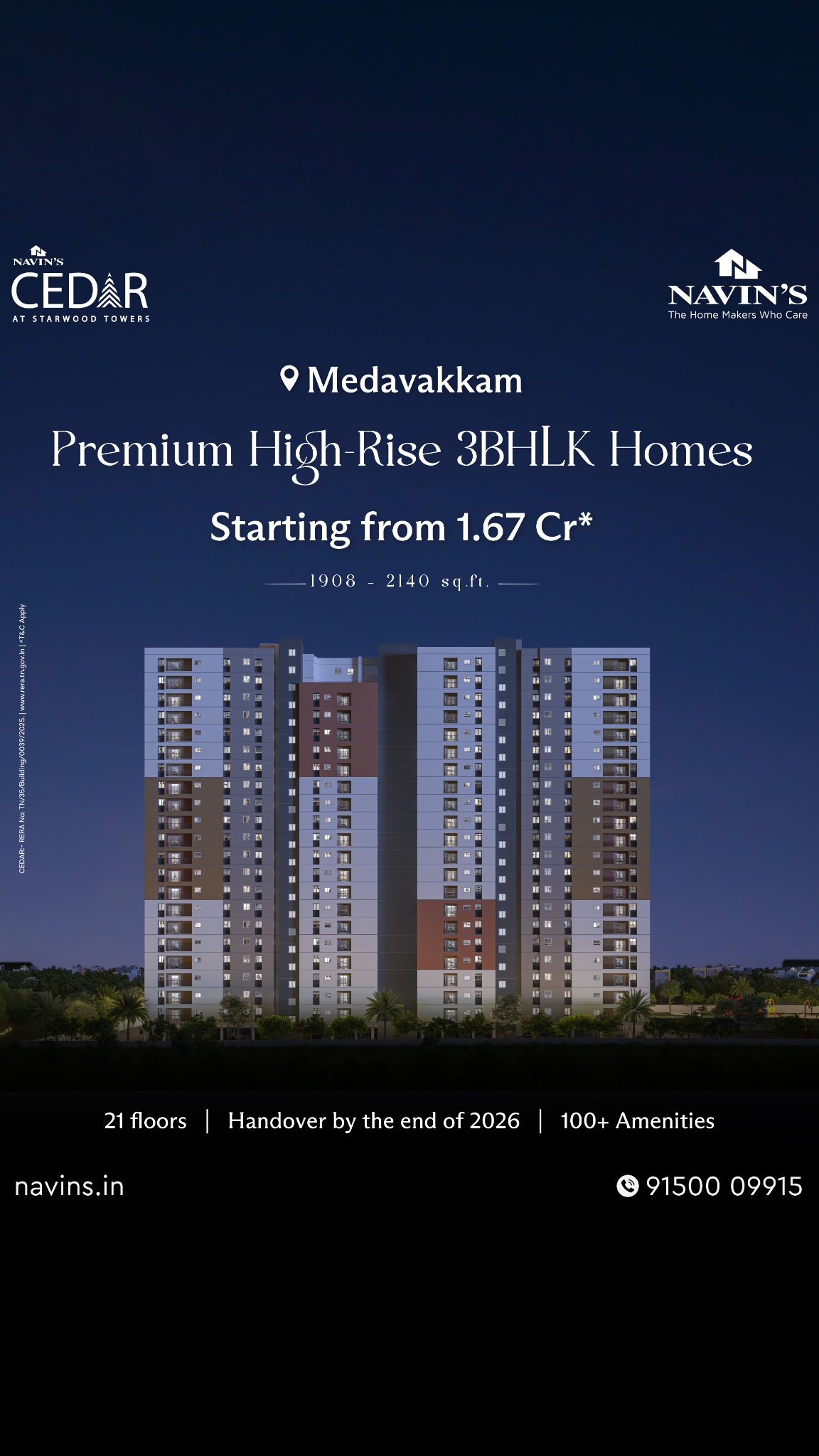 Navin's Facebook ad